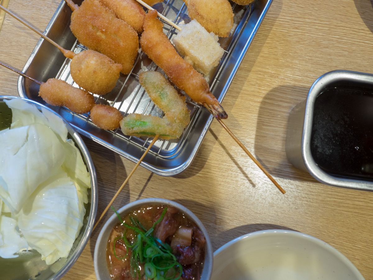 台北名物 串カツ盛り合わせ